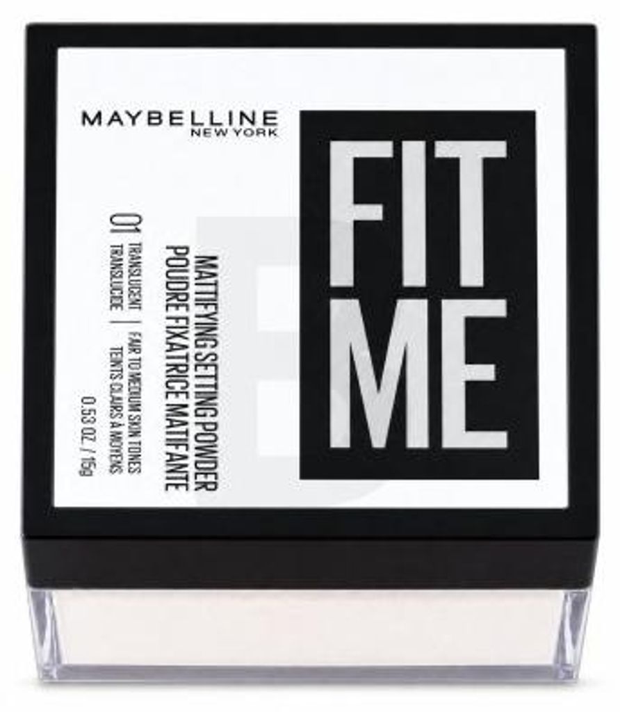 Maybelline Fit Me! Matterende Fixeerpuder, 01, 15 g Productafbeelding 