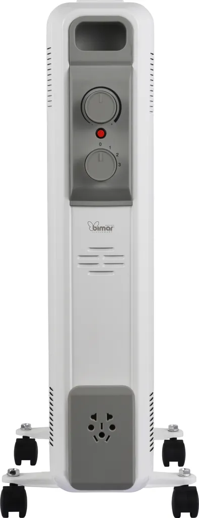 Chauffage d'appoint Bimar S829 avec thermostat intégré 2000W blanc