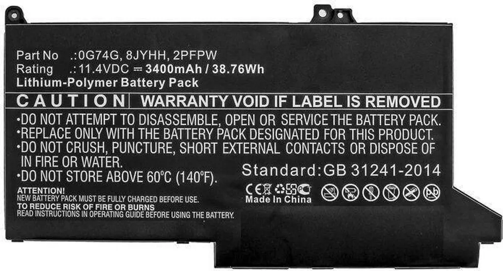 Batteria 8JYHH-CP CoreParts 38.76Wh per Dell Latitude 5300 7280