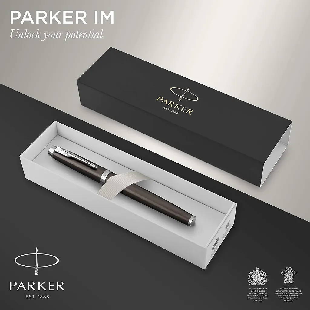 Parker IM Penna a Sfera Nero 1 pz - Penna Professionale Elegante - 5