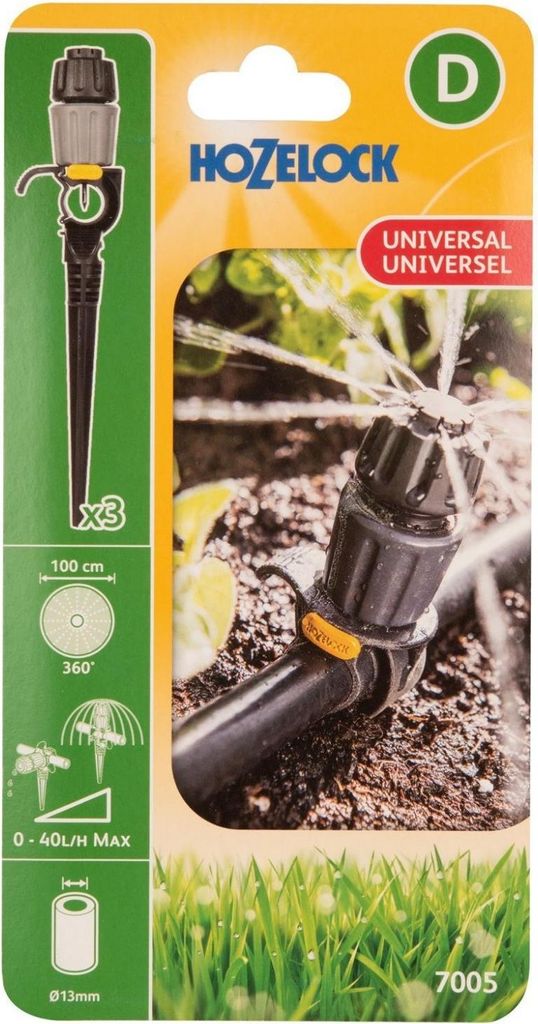 Hozelock 7005 Bac d'égouttage universel (paquet de 3) Image du produit 
