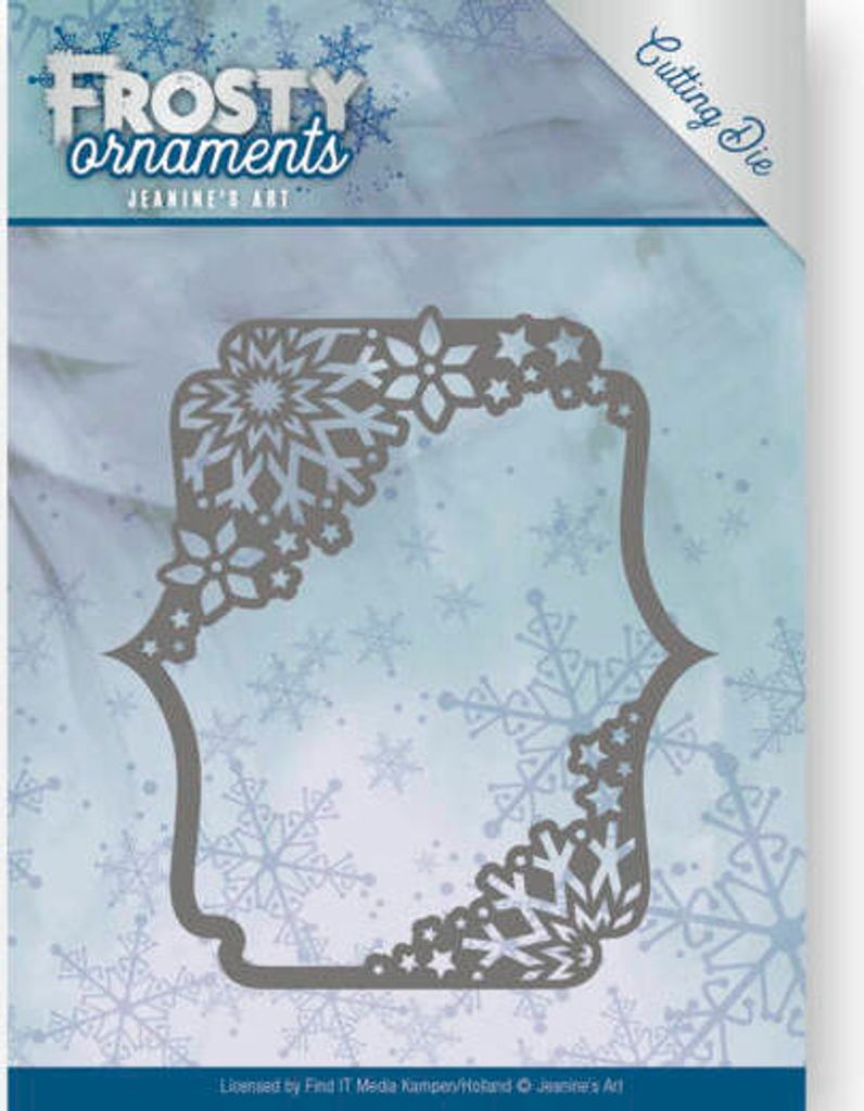 Stanzschablone - Jeanines Art - Frosty Ornaments - Rechteckrahmen Ornament