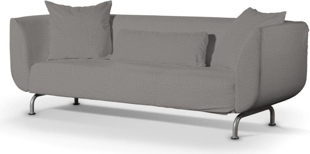 Dekoria Bezug für Strömstad 3-Sitzer Sofa, grau, Bezug für Sofa Stromstad 3-sitzer