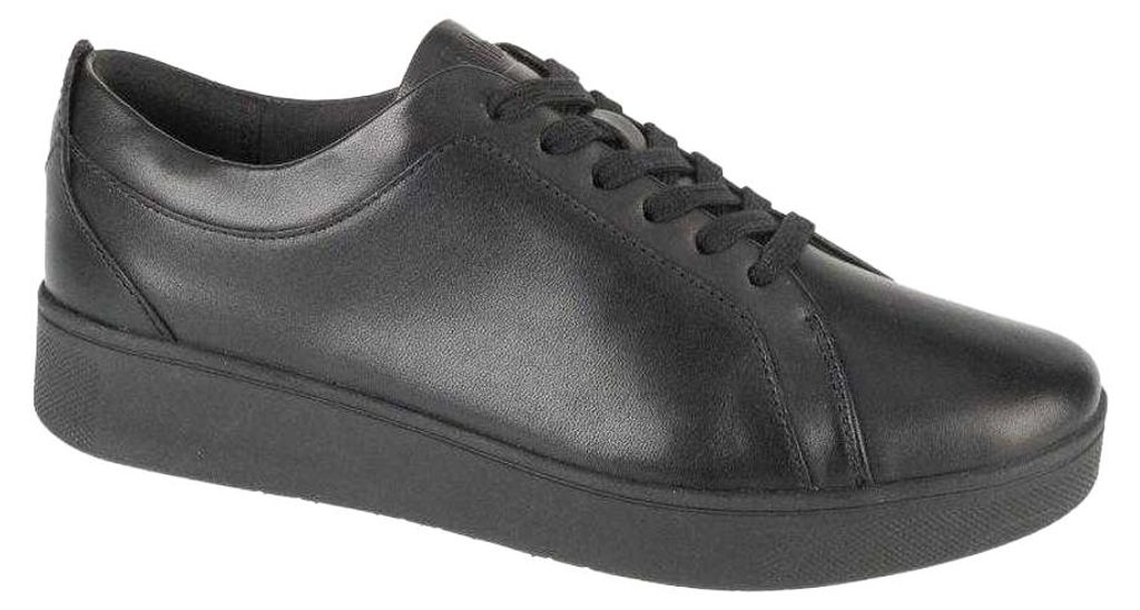 FitFlop - "Rally" Sneaker für Damen, Leder PP11198 (38 EU) (Schwarz)