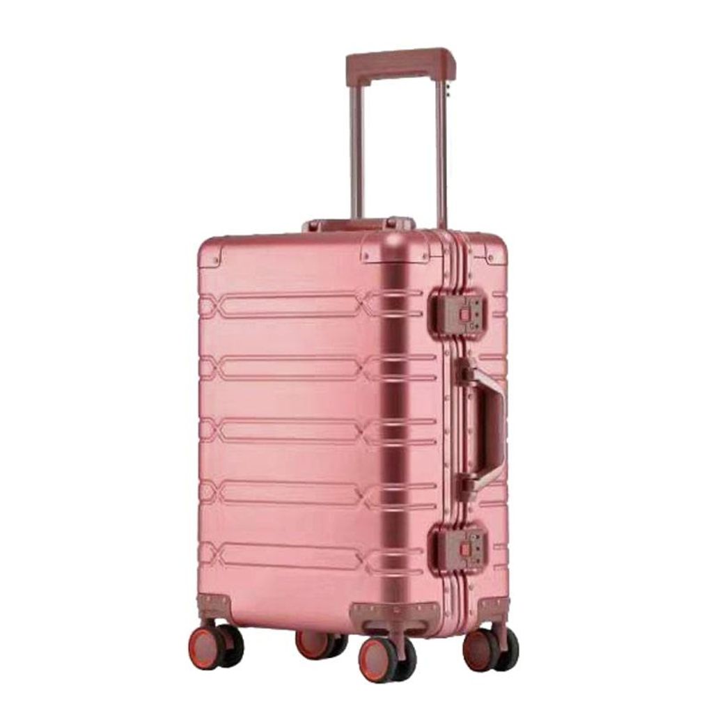 Kabinentrolley Aluminium 55 cm Rose Gold Koffer bei Bowatex