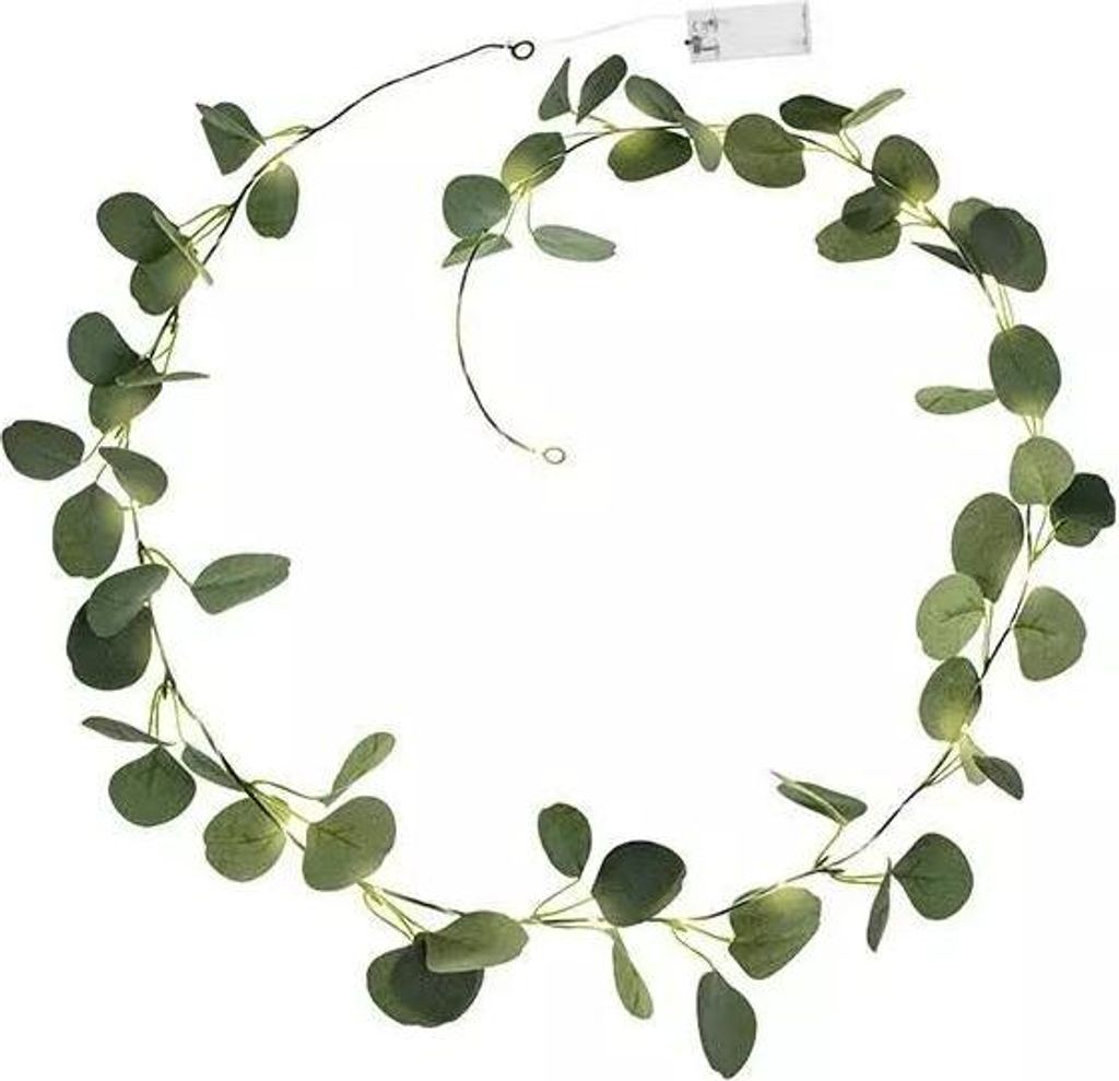 Eukalyptus-LED-Girlande 2m (Party - Dekoration und Zubehör) Produktbild 