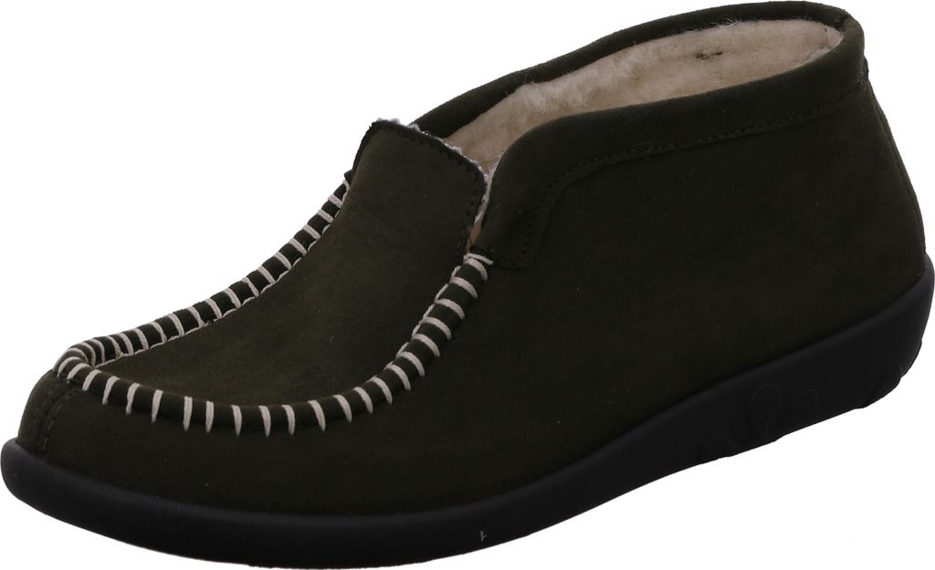 Rohde Damen Hausschuhe Slipper Warmfutter Ballerup 2236, Größe:42 EU, Farbe:Grün