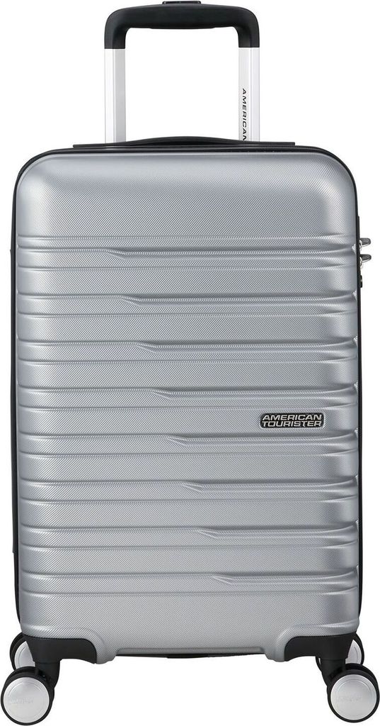 American Tourister Trolley Flashline Spinner 55 / 20 Length 35 cm Sky Silver grau