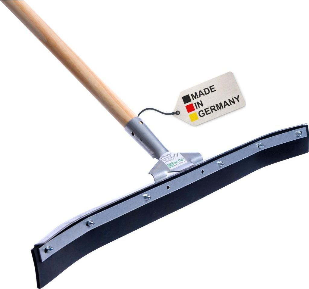 Spezieller Matsch- und Schlammschieber Gummischieber 60cm Wasserschieber Wasserabzieher mit Stiel