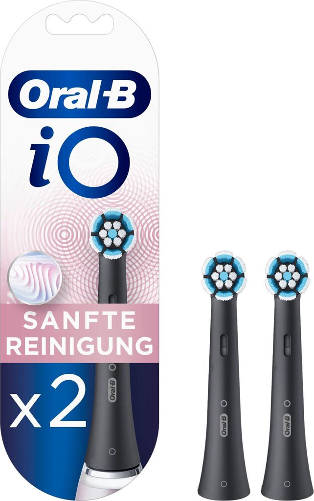 Braun Oral-B iO Sanfte Reinigung 2er, Aufsteckbürste, (Für Produktbild 
