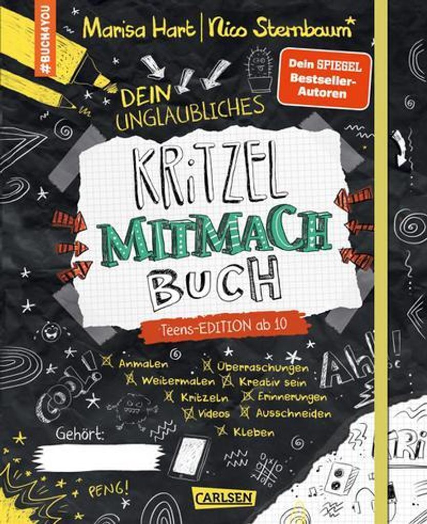 #buch4you: Dein unglaubliches Kritzel-Mitmach-Buch