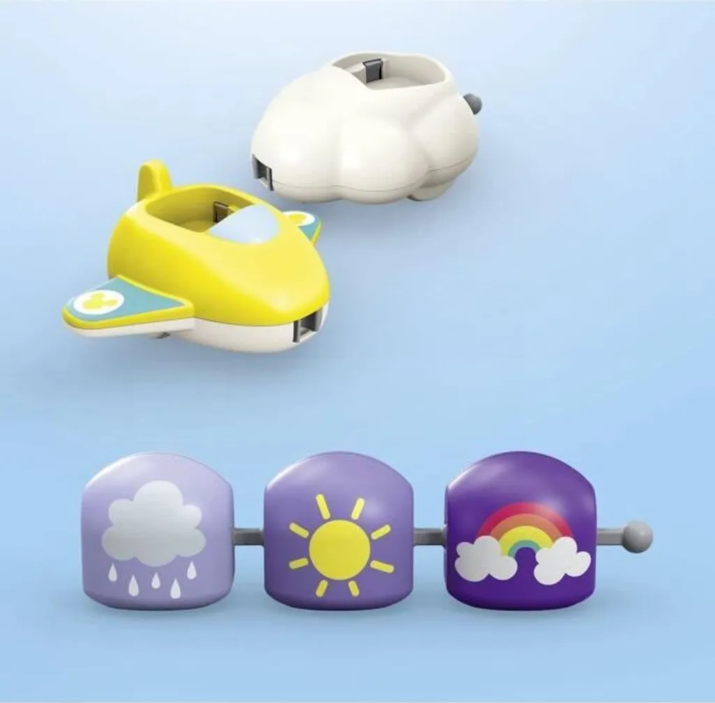 PLAYMOBIL Junior 71697 Mickey Mouse Train des nuages coloré et empilable - 6