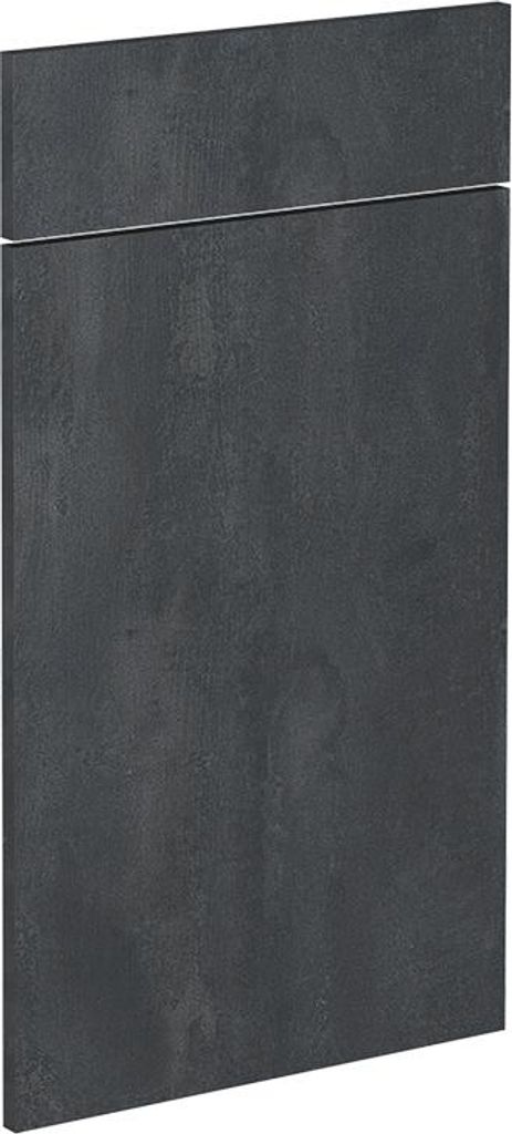 Küchenfront Vicco R-Line Schwarz Beton 39.6 x 70.8 cm Produktbild 