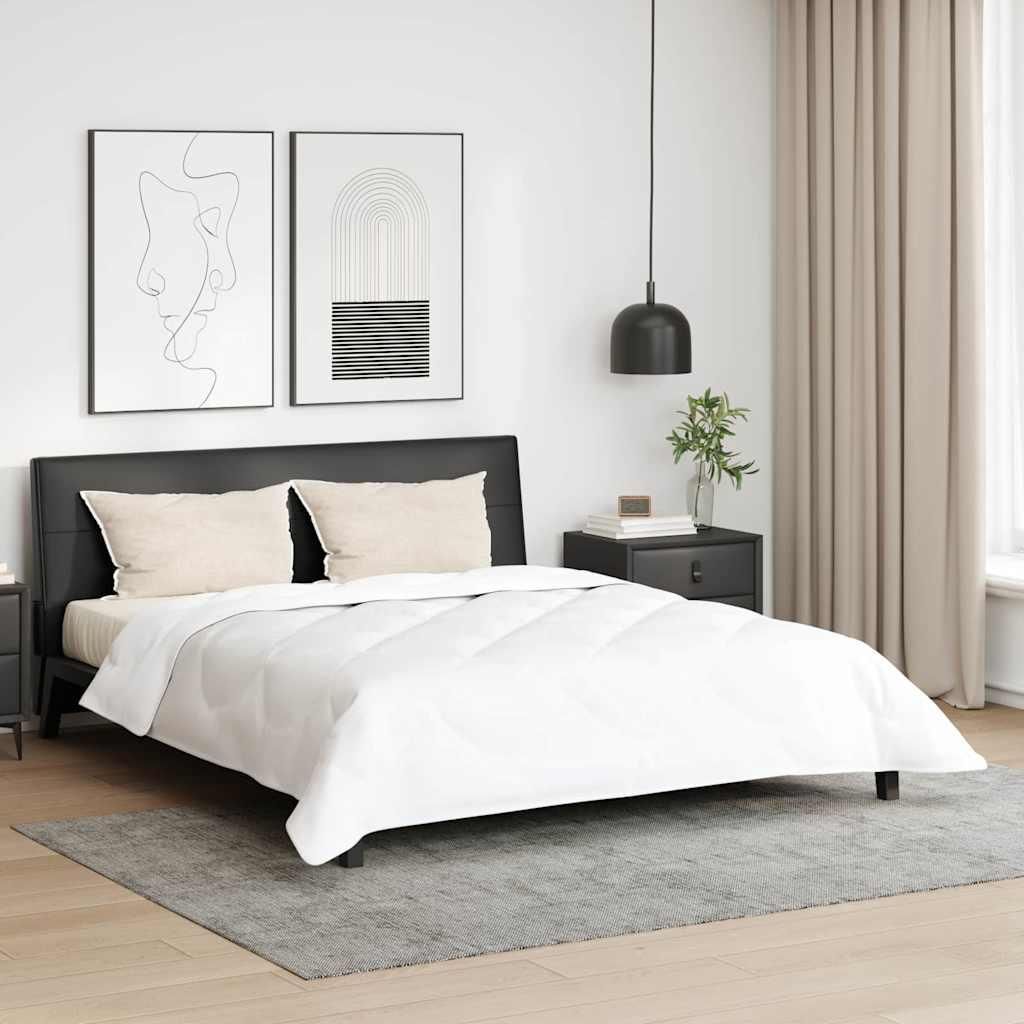 Bettdecke Sonstiges mit Kissen 3 pcs Weiß 200 x 220 cm Mikrofaser