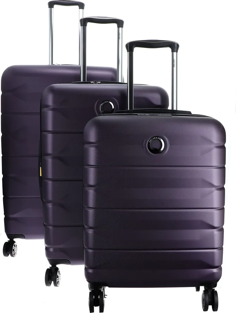 Bagage Cabine DELSEY Air Armour 4DR Extensible 55cm Violet Foncé Chic