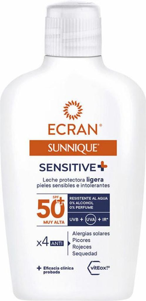 ECRAN SUNNIQUE SENSITIVE Milch SPF50+ 200 ml