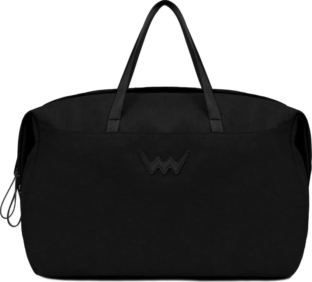Grand sac week-end noir pour femme Morris Vuch - Bagage à main polyvalent