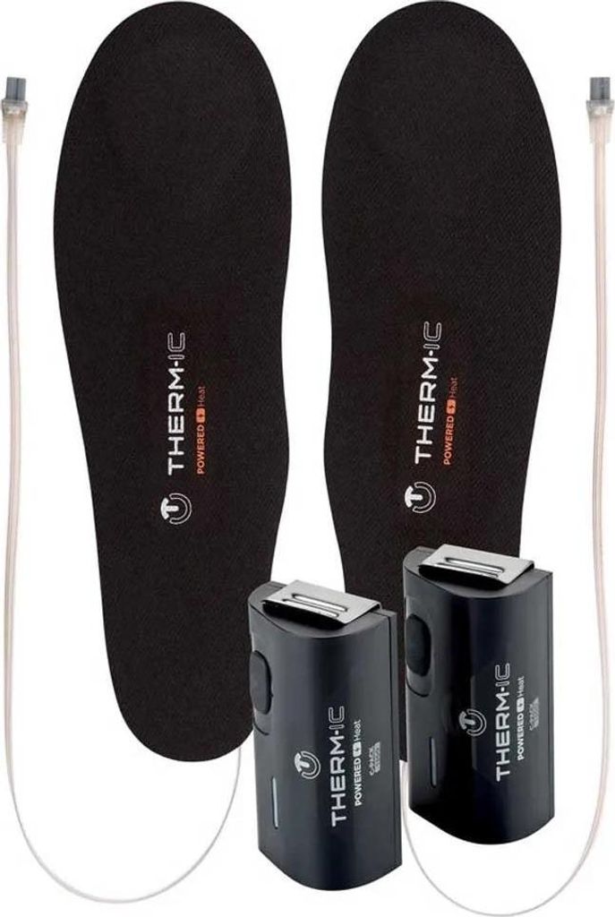 Therm-ic C-pack 1300 Set Heat Flat&heated Einlegesohlen Schwarz Schwarz One Size