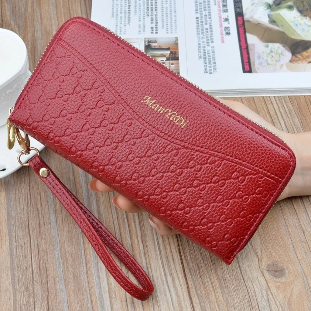 Portafoglio Rosso Ibola KP12774 | L'Eleganza della Vera Pelle per Lei