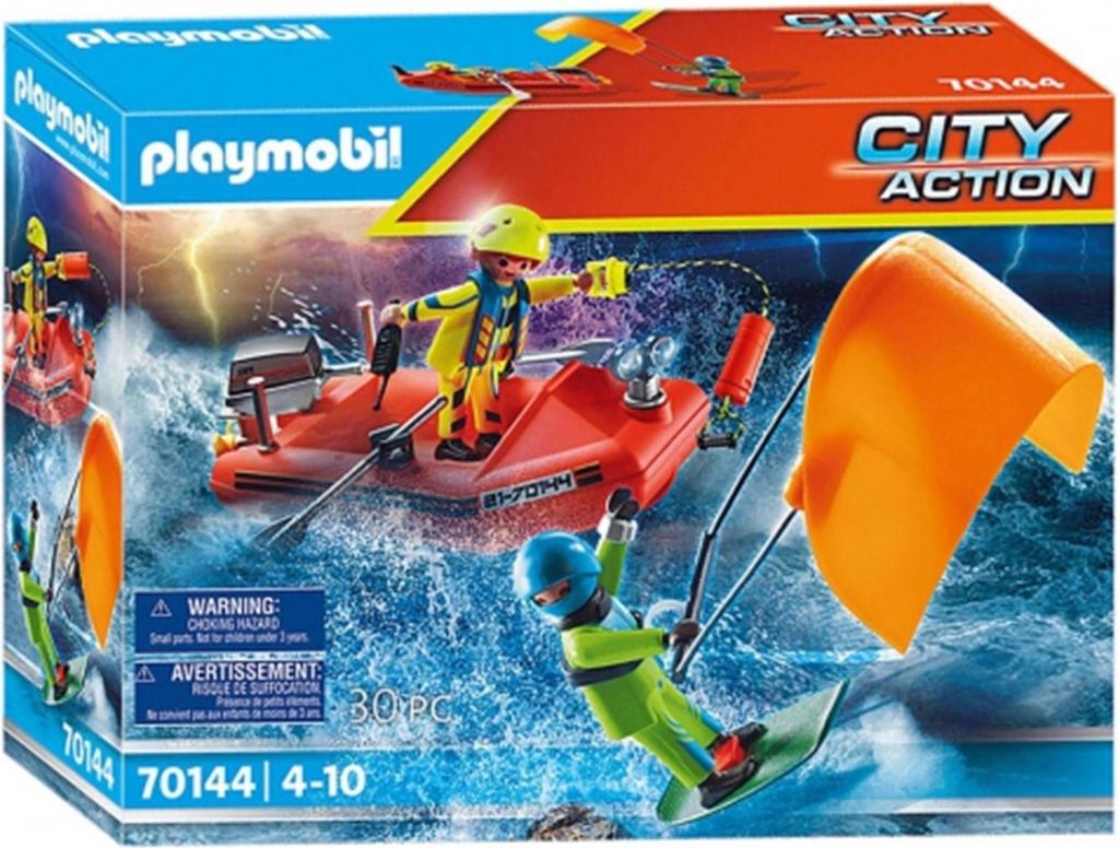 PLAYMOBIL City Action 70144 Niepokój na morzu: Kitesurfer Zdjęcie produktu 