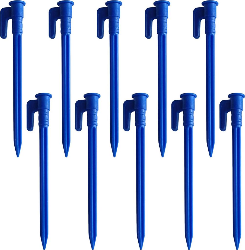 10 Stück Camping Zelthering Heavy Duty Multifunktionaler Outdoor Garten Hof Terrasse Rasen Plane Baldachin Winddicht Erdspieß Zelthering