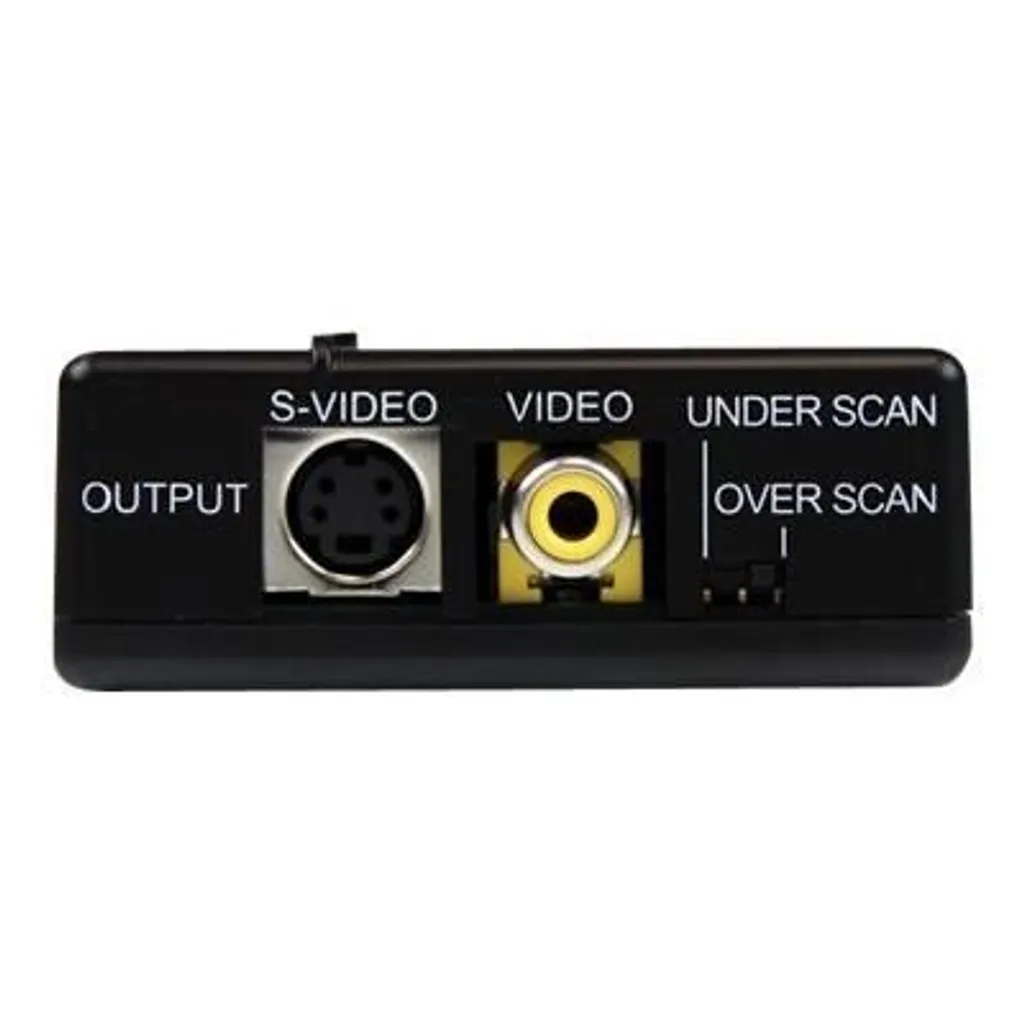 Adaptateur VGA vers S-Vidéo et RCA Composite - Boîtier de Conversion PC - 2