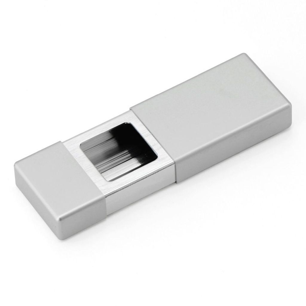 Origin Outdoors Reise-Aschenbecher, eckig, silber