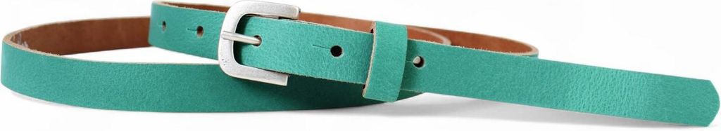 FRONHOFER schmaler Damengürtel ca. 1,3 cm, schlichte Dornschnalle