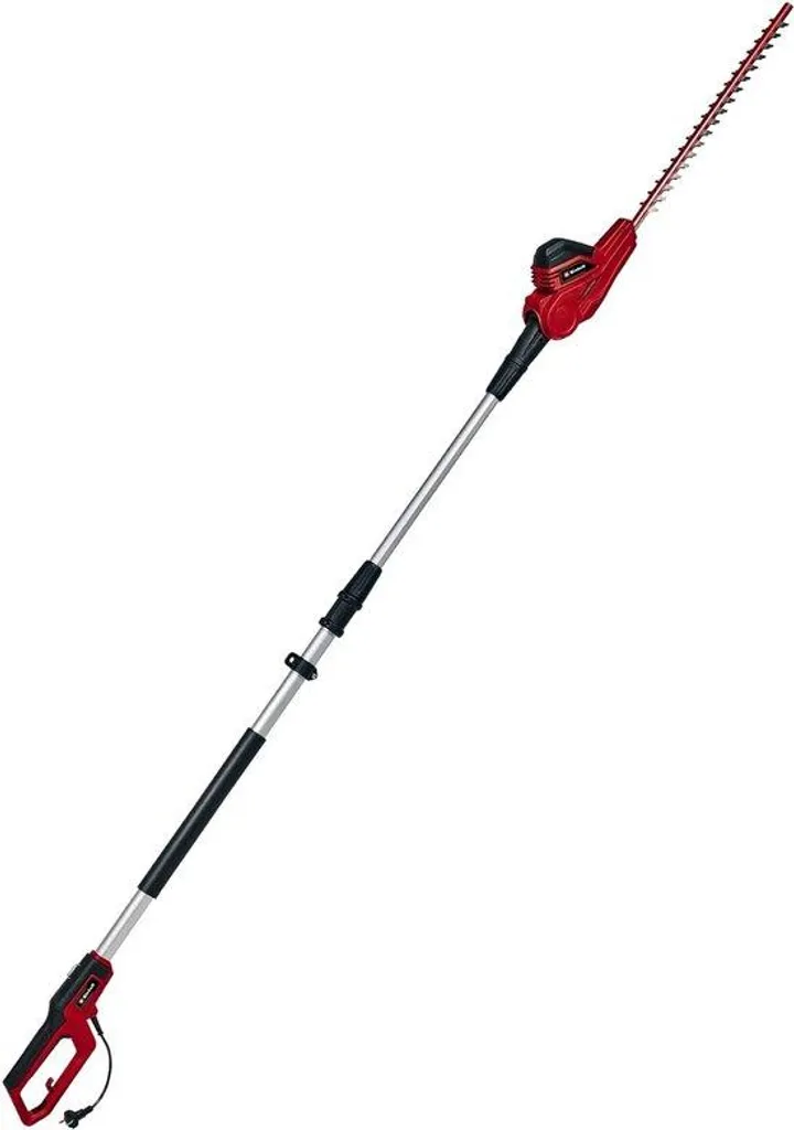 Taille-haie télescopique électrique 500W avec tête réglable et extension