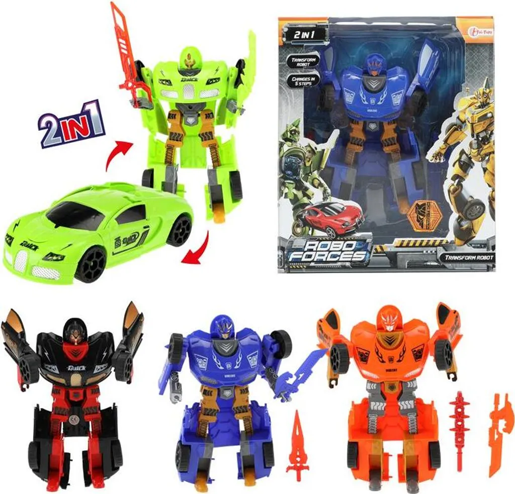 Robot de transformation SRT 20cm - Idéal pour cadeau d'anniversaire 4f
