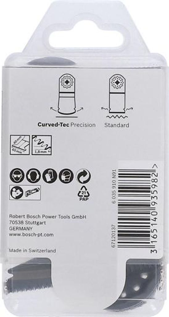 HCS Tauchsägeblatt AII 65 BSPC Hard Wood, 40 x 65 mm, Produktbild 