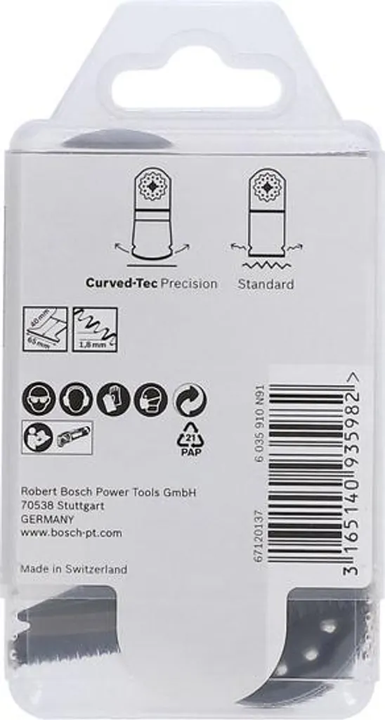 Lame Bosch AII 65 BSPC 2608664485 per Legno Duro - Set 10 Pezzi
