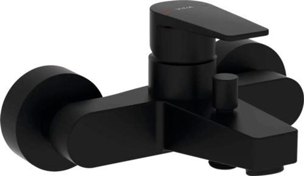 VITRA A4306336EXP Einhebel-Wannen-Brausearmatur Flow Sq