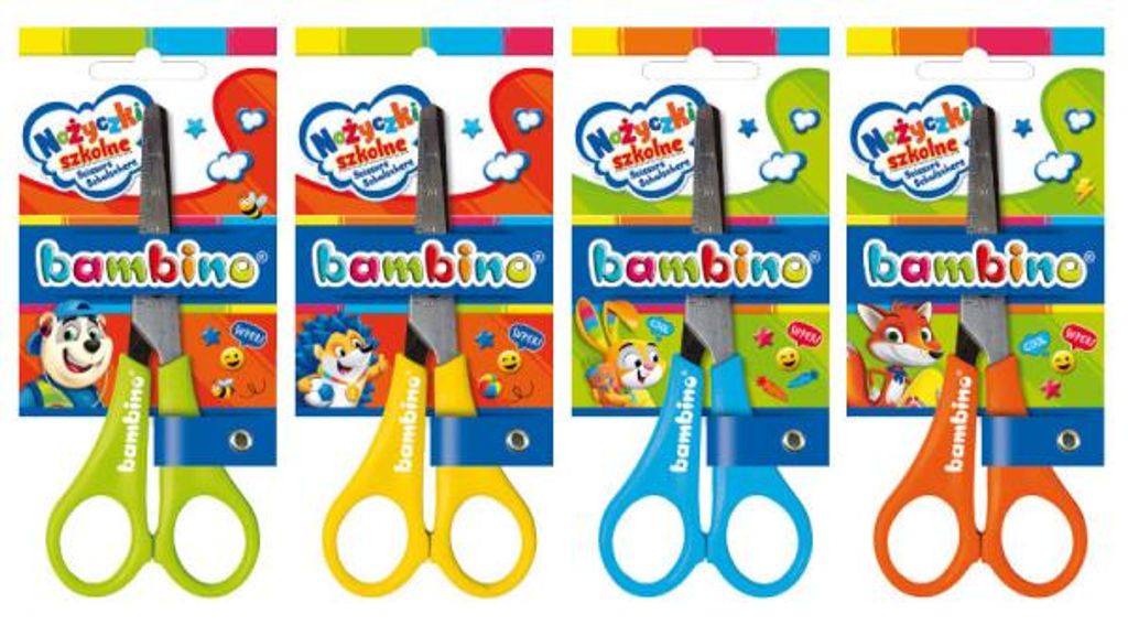 Abgestufte Schere Blister Bambino