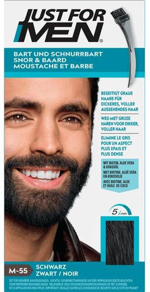 Just For Men Schnurrbart & Bartfarbe - M-55 - Schwarz Produktbild 