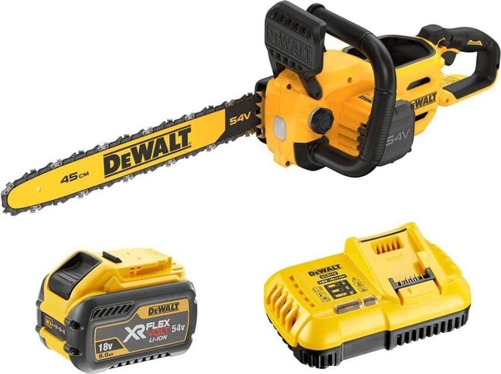 DEWALT 54-Volt-Akku-Kettensäge 45cm - 1 Akku 3.0 Ah 54V - Produktbild 