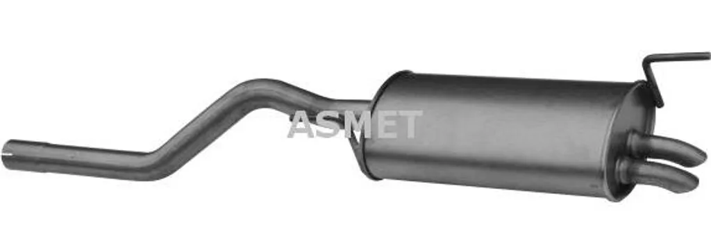 Silencieux d'échappement pour Seat Inca et VW Caddy - Réparation 3084