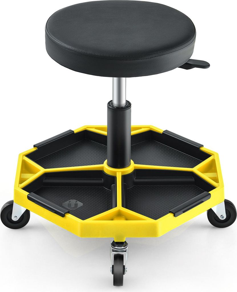 COSTWAY Werkstatt Rollsitz 41-55cm höhenverstellbar, Produktbild 