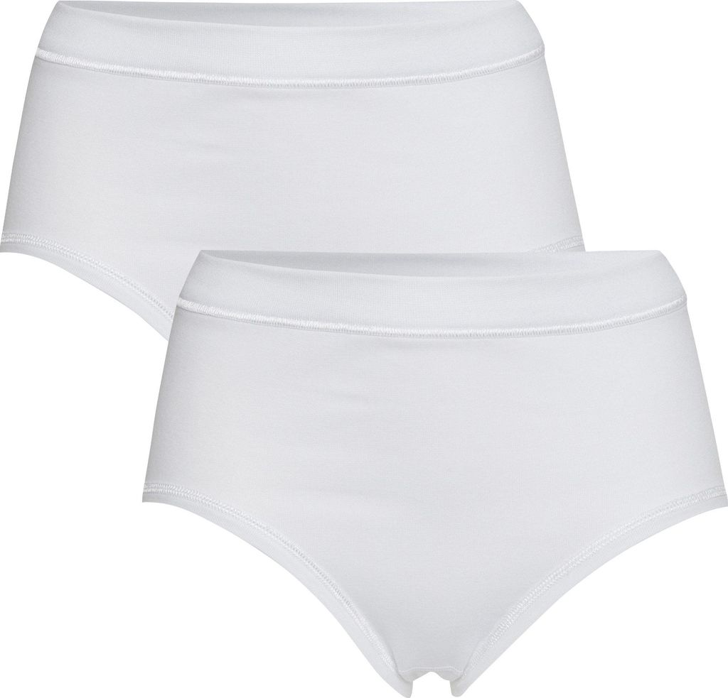 Con-ta Damen-Taillenslip 2er-Pack weiß 46