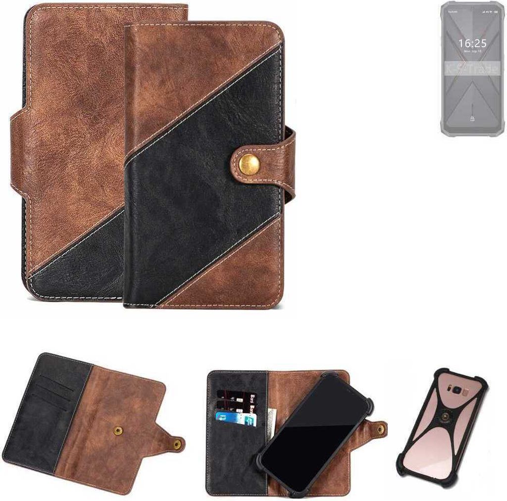 K-S-Trade Handyhülle Schutzhülle Bookstyle Case kompatibel mit Hotwav T7 Klapphülle Cover Hülle Schutztasche 1x