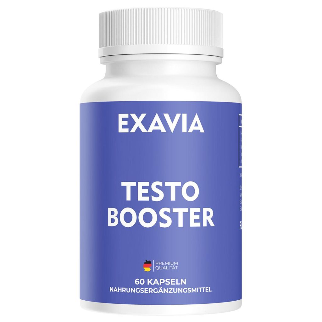 Testo Booster Exavia | Pre Workout | Ohne Chemie | natürliches Maca | Zink