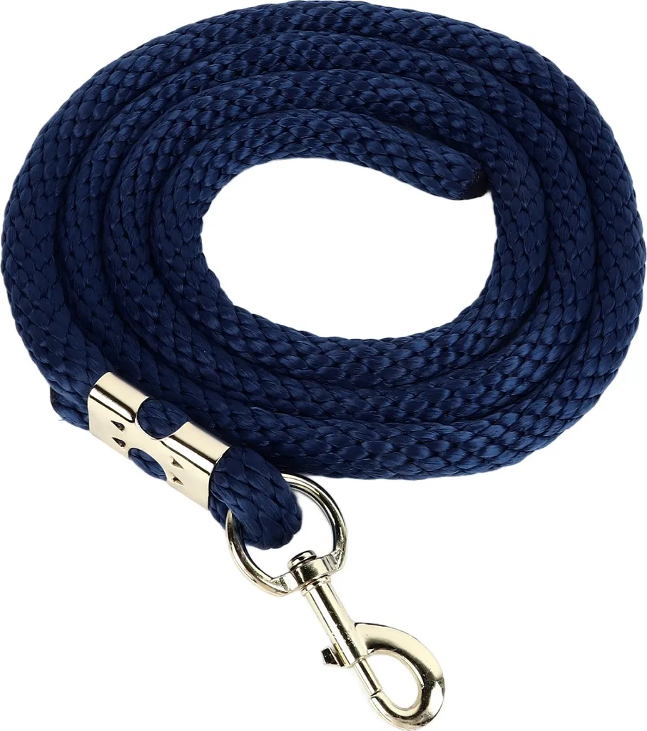 Corda per cavalli con scatto Corda da allenamento ad alta resistenza per competizioni e trazione quotidiana 6,6 piedi blu navy
