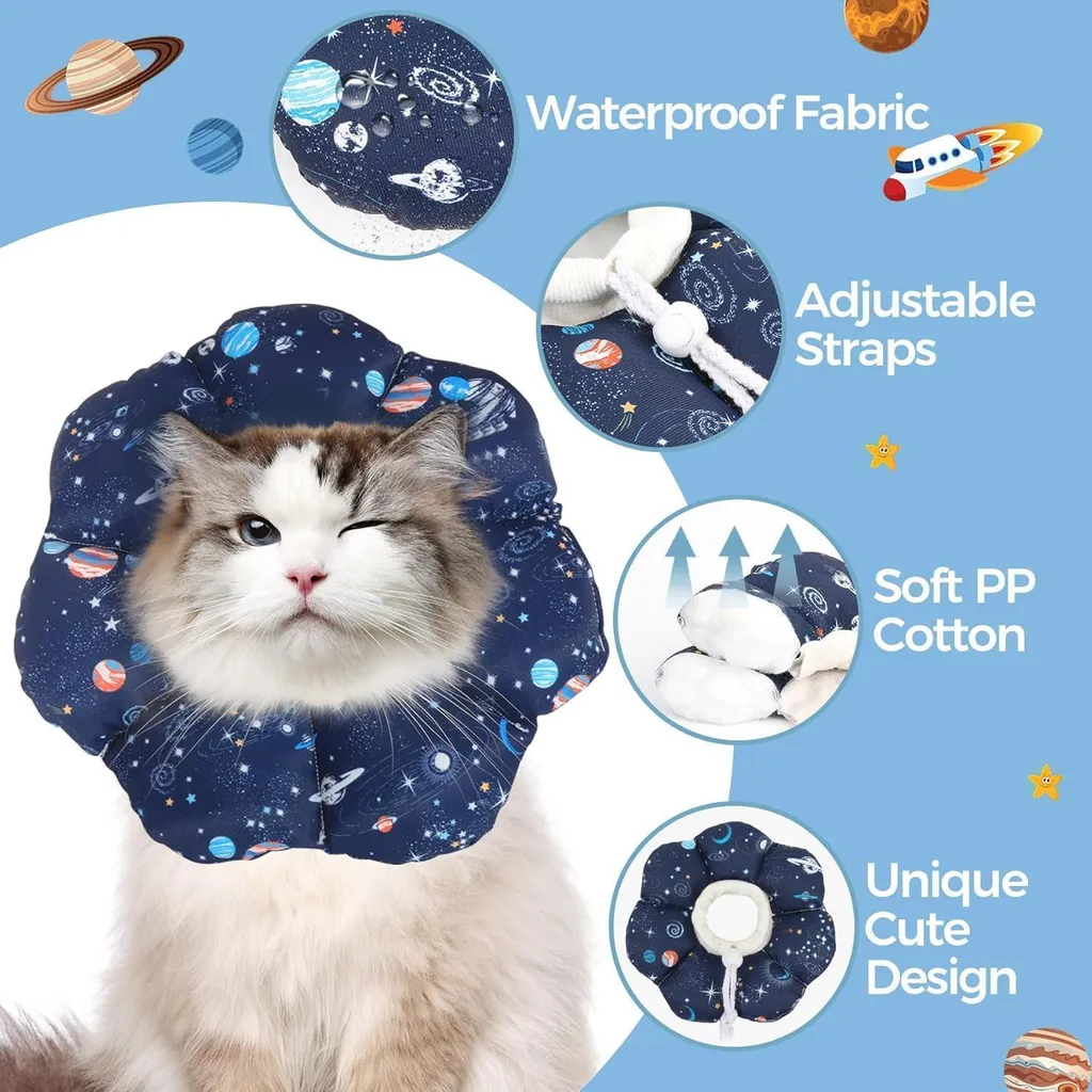 Petit collier chat ultra doux et ajustable - Confort S 14-22,8 cm