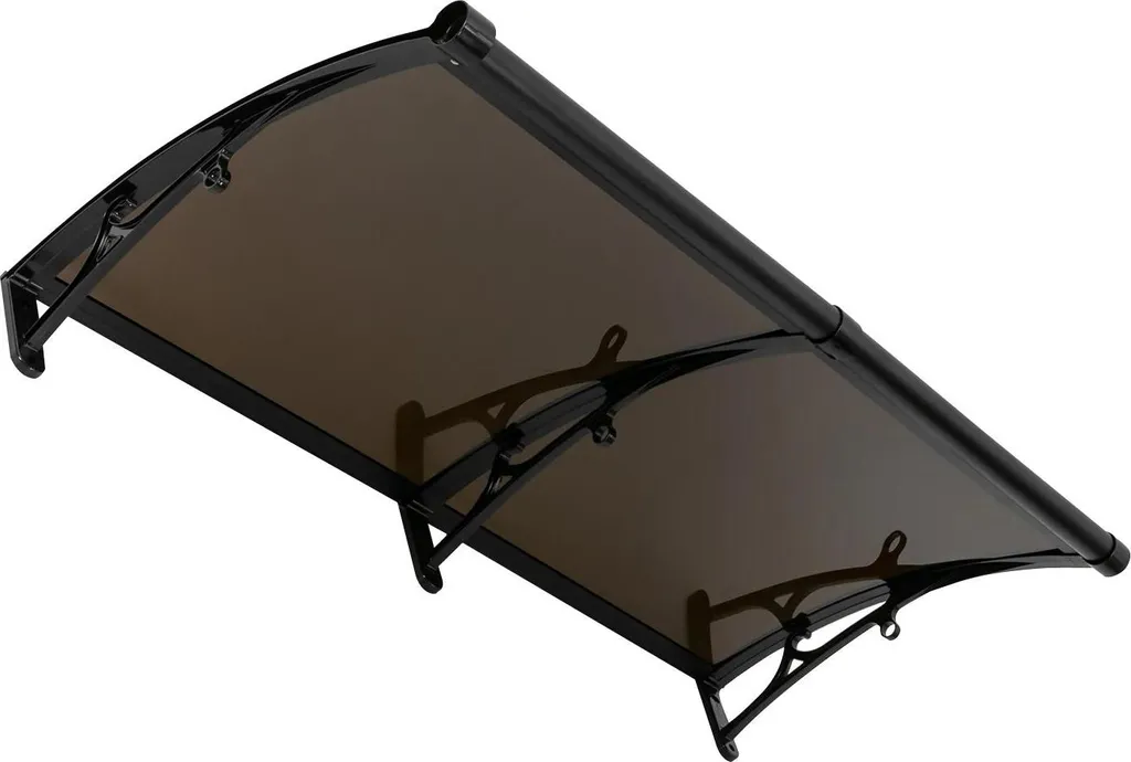 Pensilina ad Arco 120x60 in Alluminio: Tettoia per Porta e Finestra