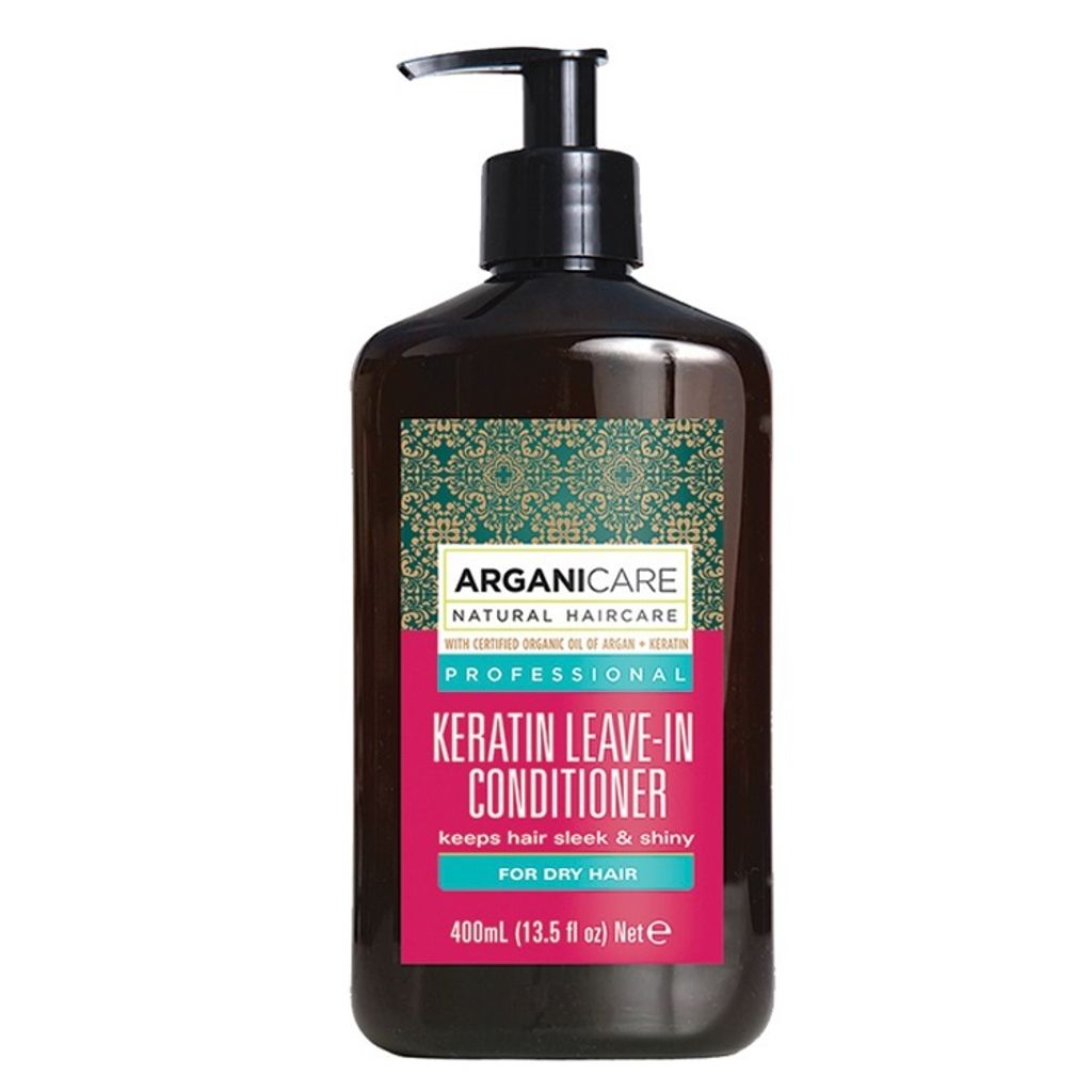 Arganicare Keratin Odżywka bez spłukiwania do suchych włosów z keratyną, 400ml