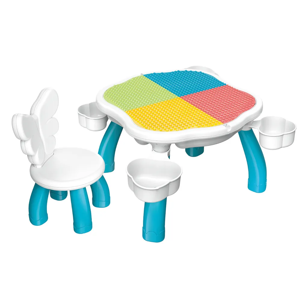 Table d'activité de construction pour enfant premier âge First Cubes