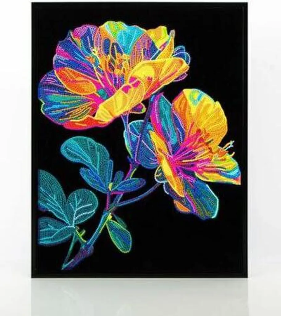 Regala Diamond Dotz Neon Blumen - Il Kit Diamond Painting Più Venduto