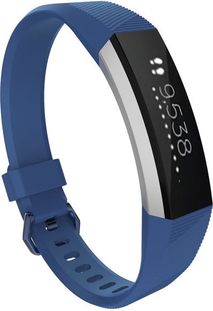 Strap-it Fitbit Alta / Alta HR Silikonarmband (Blau) - Große: M/L