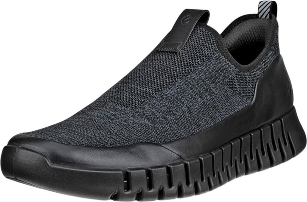 Ecco GRUUV Herrenschuhe - sportliche Slipper - Halbschuhe schwarz NEU