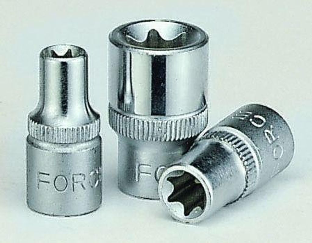 FORCE Tools Außen-Torx Stecknuss E14, 1/4 Zoll Antrieb, Modell 52614